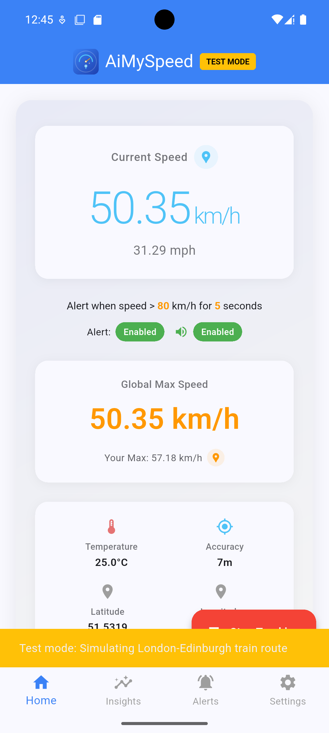 Speed Alert